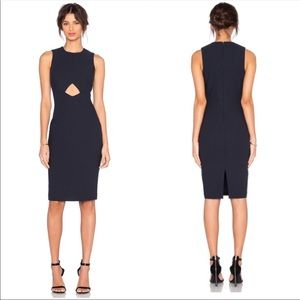 ELIZABETH & JAMES Dress sz 6 Navy Cut out dress